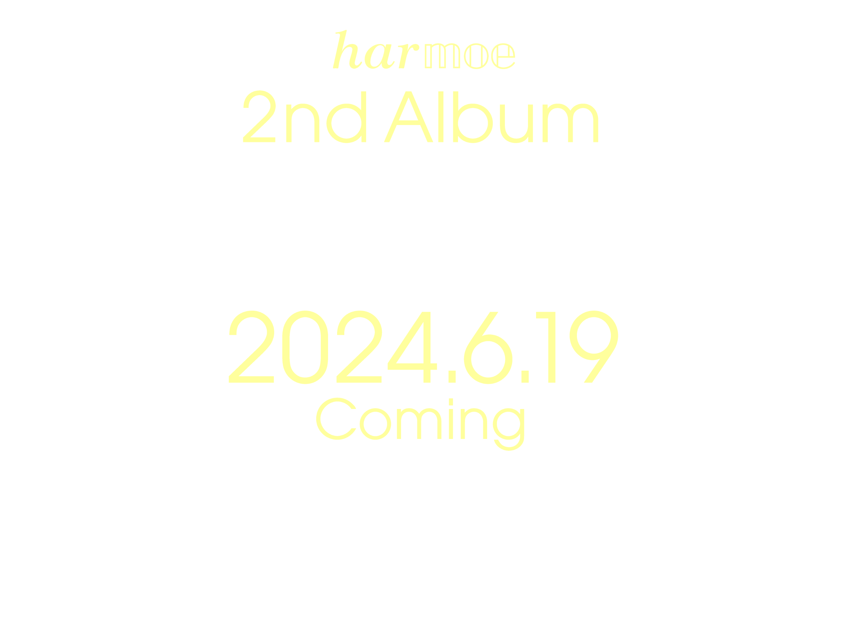harmoe 2nd Album 2024.6.19 Coming