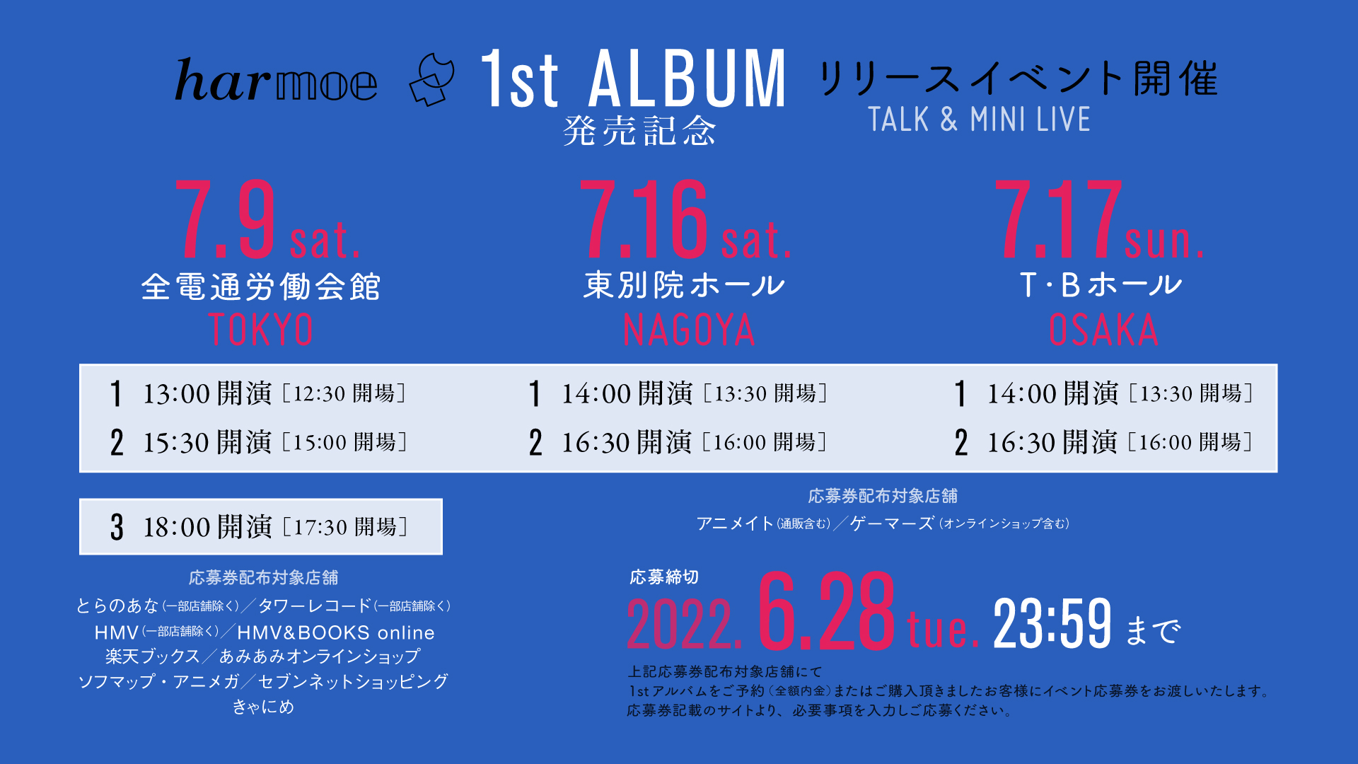 インタク 鳴き ツーショット券 リリイベ P1Harmony